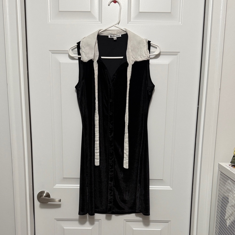 Reformation Monochrome mini dress